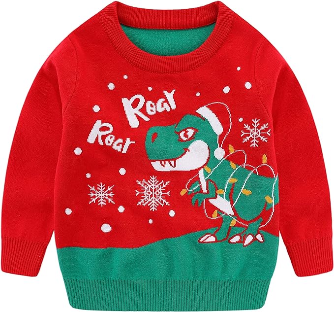 Suéter Feo Navidad Rojo